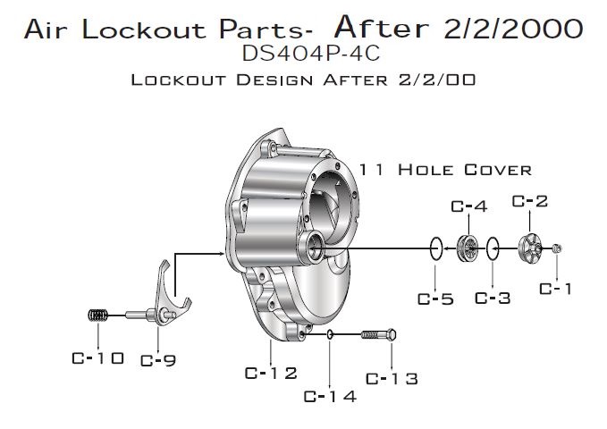 Air Lockout Parts (After 02-02-2000) - DS404P-4C | Gearcentre Canada ...
