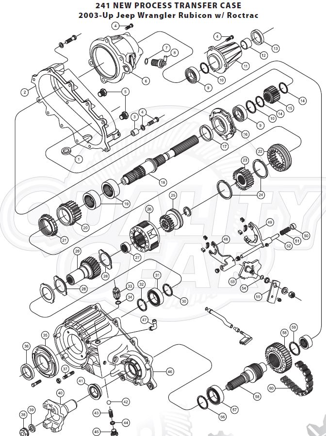 New Process - NV241J | Gearcentre Canada| Heavy Light-Duty Transmissions  Differentials PTO Transfer Case