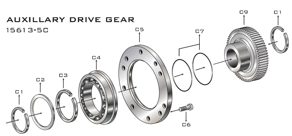 Auxilary Drive Gear - 10482-12/92-15613 | Gearcentre Canada| Heavy ...