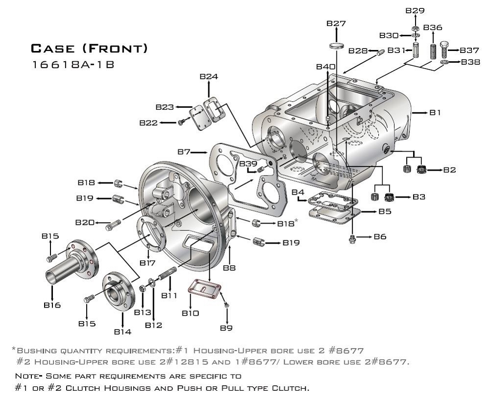 Case (Front) - 10301B-8-00-16618A | Gearcentre Canada| Heavy Light-Duty ...
